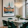 Stockholm Wall Art Print, Travel Poster Image 2