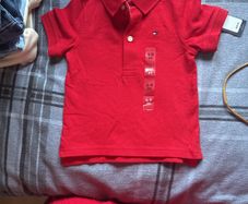NEW Tommy Hilfiger red polo top