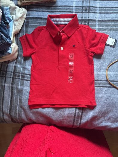 NEW Tommy Hilfiger red polo top