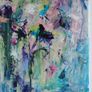 Original Abstract Painting Framed Original Floral Landscspe Garden Image 8
