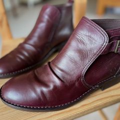Leather ankle boots