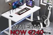 Electric Standing Desk 120 x 60cm, Height Adjustable Desk Stand Up Desk for Home Office, Sit Stand Desk Adjustable Desk (FREE SHIPPING)