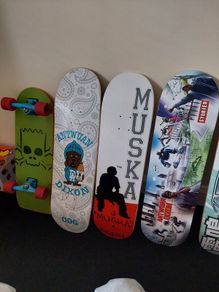 Signed skateboard collectible decks