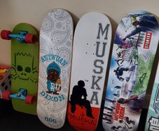 Signed skateboard collectible decks