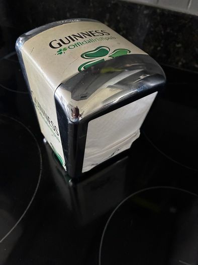 Rare Guinness 'Official Irish Pub' Serviette Holder