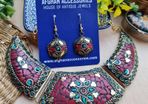 Nipali mosaic necklace set