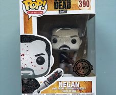 Funko Pop - Negan Black and White Bloody 390 - The Walking Dead - Vinyl Action Figure