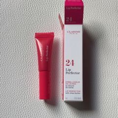 Clarins lip perfector 5ml shade fuchsia glow