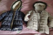 Girls winter beige coat warm padded 4