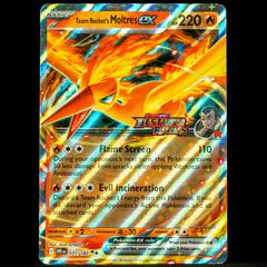 Team Rocket's Moltres EX 031/182 UPC Stamped Promo Double Rare Destined Rivals