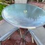 Garden table and 4 chairs Image 2