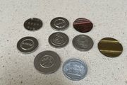 Tokens Vending Machine lot of 9