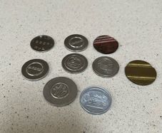 Tokens Vending Machine lot of 9