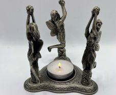 vintage Fairies candle holder