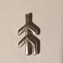 Sterling Silver Rune Pendant Image 2