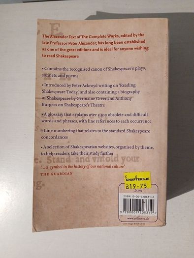 The Complete Works of William Shakespeare