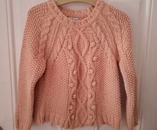 Next light pink knitted jumper