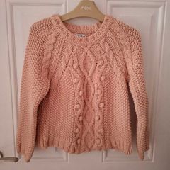 Next light pink knitted jumper