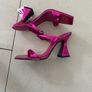 Zara metallic pink heels BNWT Image 7
