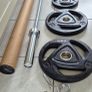 brand new olympic tri grip weight set  B Image 6