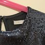 Next Girls Black Sequin Party Dress (Age 7) Image 3