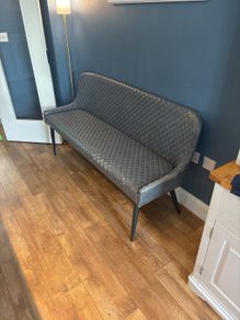 Faux Leather Kitchen Bench