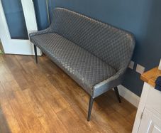 Faux Leather Kitchen Bench