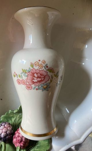 Lenox Fine China. Decorative Small Floral Vase. 1981 Lenox Event Limited Edition