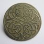Vintage Brooch Celtic Design Scottish  Pewter Pin Brooch Image 2