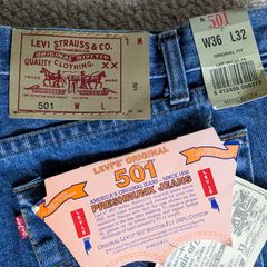Levi's Original 501, Preshrunk Jeans, Made in USA, 1993