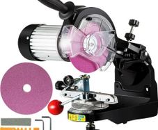 Chainsaw Sharpener Professional 230V Electric Chainsaw Blade Sharpener 230W Electric Bench Top Chainsaw Blade Chain Sharpener 145mm Grinder