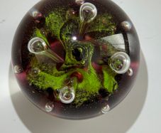 Vintage Caithness Glass (Moonflower) Paperweight