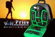23422 Waterproof Shockproof DSLR SLR Camera Backpack Green