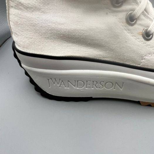 Converse Run Star Hike Platform Trainers White JW Anderson Womens UK 5 EU 38