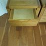 Pair of Two Drawer Oak Bedside Tables Image 4