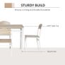 5Pcs Wooden Dining Set Image 4