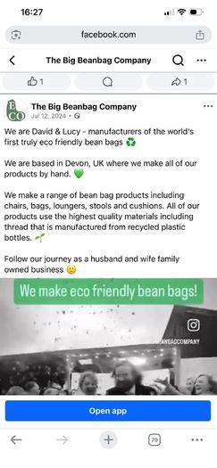 Set of bean bags from The Bean Bag Company