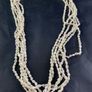 Vintage Five Strand natural Rice Pearl Necklace Image 6