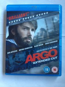 Argo [2012] Ben Affleck, Bryan Cranston, Alan Arkin & John Goodman [Blu-ray Movie] Academy Award Winner
