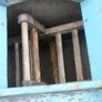 Antique Wooden Butter Churn -1800 wooden butter churn barrel Image 4