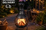 Cast Iron Chiminea Patio Heater