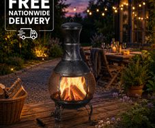 Cast Iron Chiminea Patio Heater