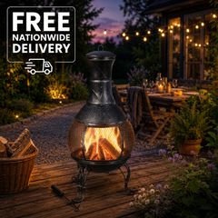 Cast Iron Chiminea Patio Heater