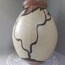 Art Deco Chameleon Hand Painted Vase Image 3
