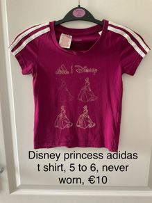 Disney princess t shirt , 5 to 6, never worn