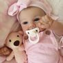 Reborns By Laura.  Pink Baby Emily.  Lifelike, Weighted, Heavy Reborn Doll.  Welcome To View Image 4