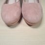 CLARKS KELDA HOPE smart court shoes heels Dusty pink rose Pink Suede leather closed toe Size UK 5.5D EU 39 BRAND NEW Image 7