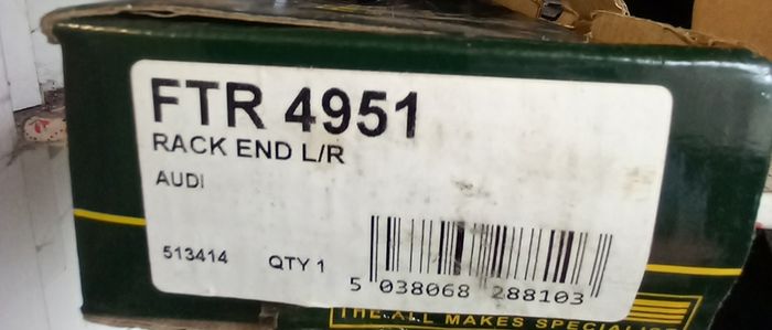 New B6 B7 A4 Tie Rod End