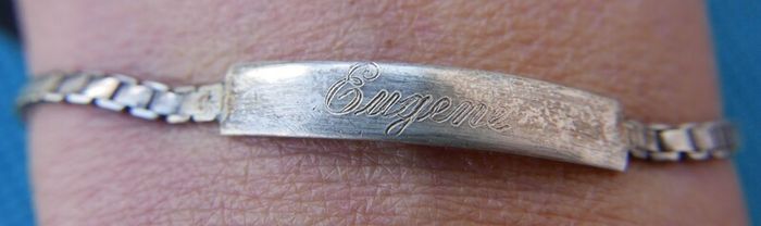 Vintage Sterling Silver 925 Eugene Bracelet 7,1g L-7,5"