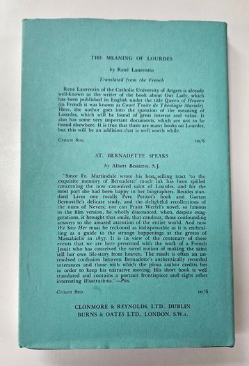 Lourdes Land of Mary - Religious History Book - Lourdes History Book